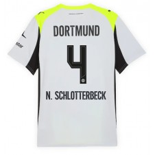 Borussia Dortmund Nico Schlotterbeck #4 Bortatröja 2025-26 Korta ärmar